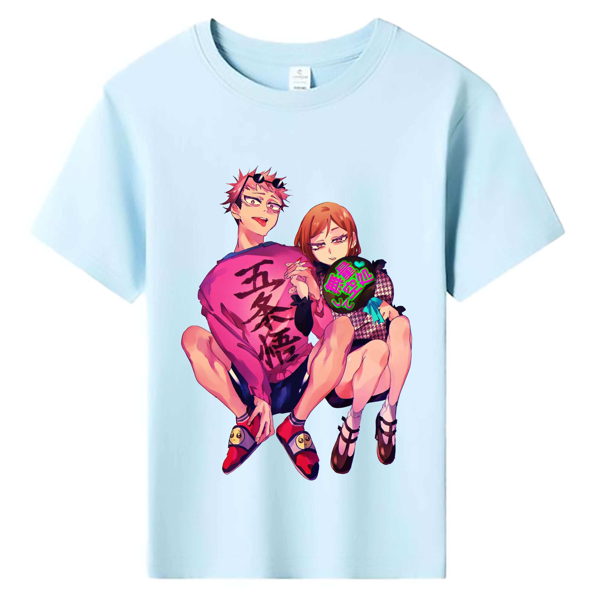（画像用） 呪術廻戦 Jujutsu Kaisen 綿100％キッズTシャツ（フロントプリント）